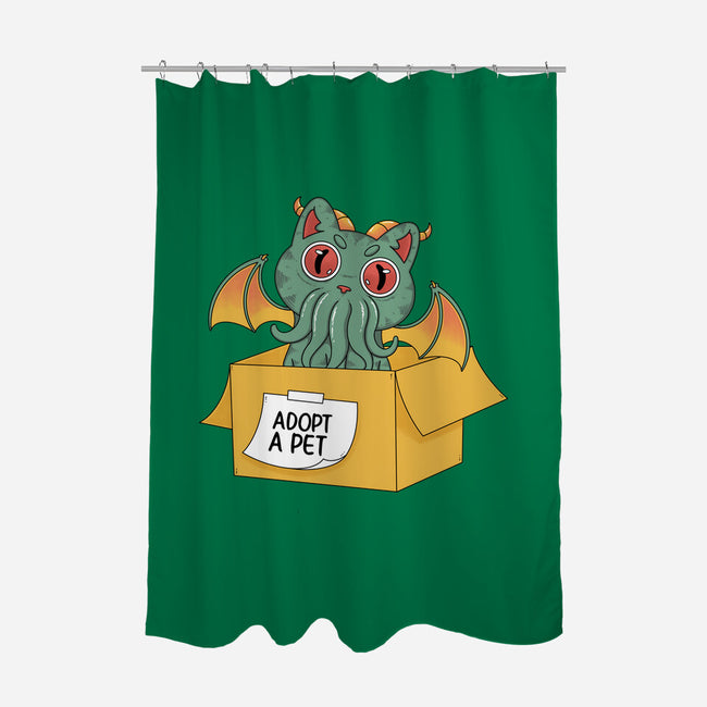 Adopt A Cathulhu-None-Polyester-Shower Curtain-Tri haryadi
