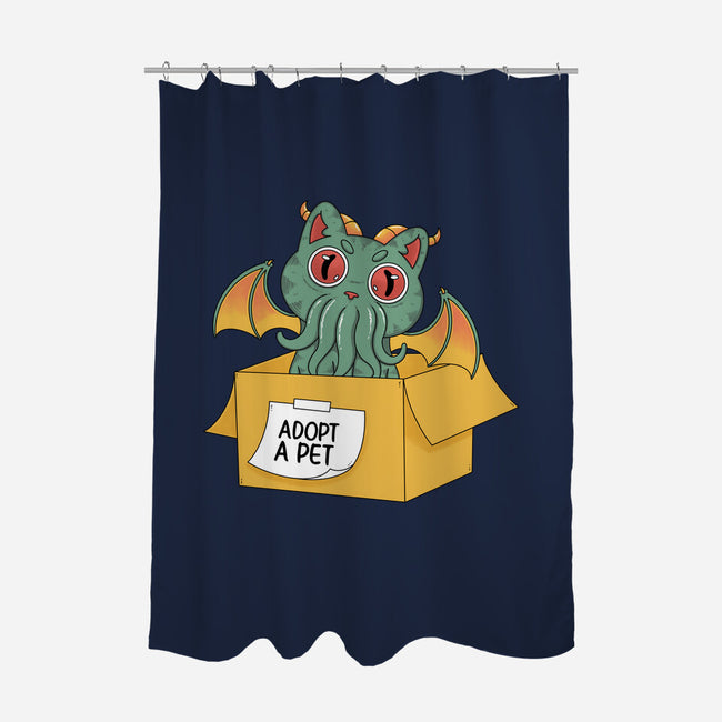 Adopt A Cathulhu-None-Polyester-Shower Curtain-Tri haryadi