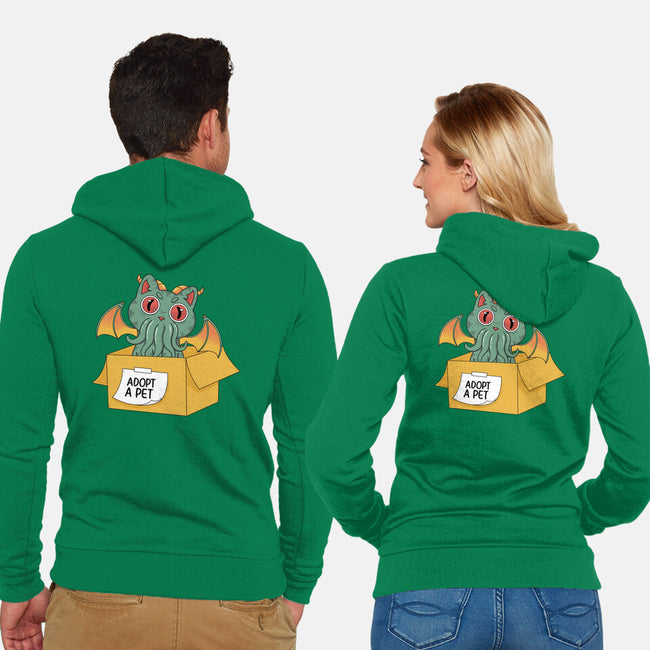 Adopt A Cathulhu-Unisex-Zip-Up-Sweatshirt-Tri haryadi