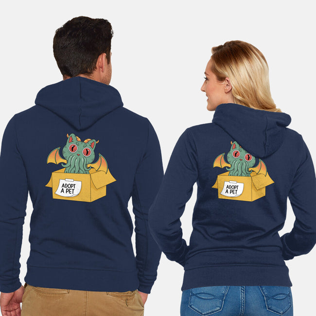 Adopt A Cathulhu-Unisex-Zip-Up-Sweatshirt-Tri haryadi