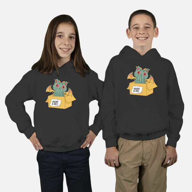 Adopt A Cathulhu-Youth-Pullover-Sweatshirt-Tri haryadi