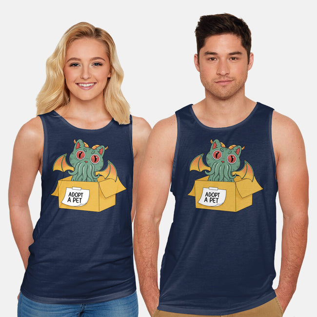 Adopt A Cathulhu-Unisex-Basic-Tank-Tri haryadi