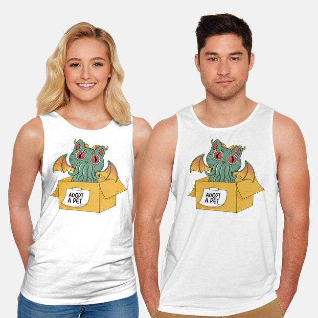 Adopt A Cathulhu-Unisex-Basic-Tank-Tri haryadi