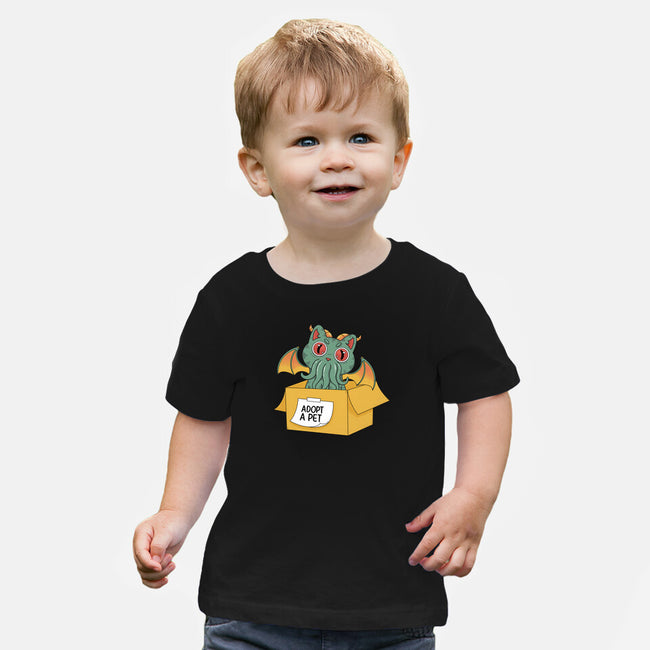 Adopt A Cathulhu-Baby-Basic-Tee-Tri haryadi