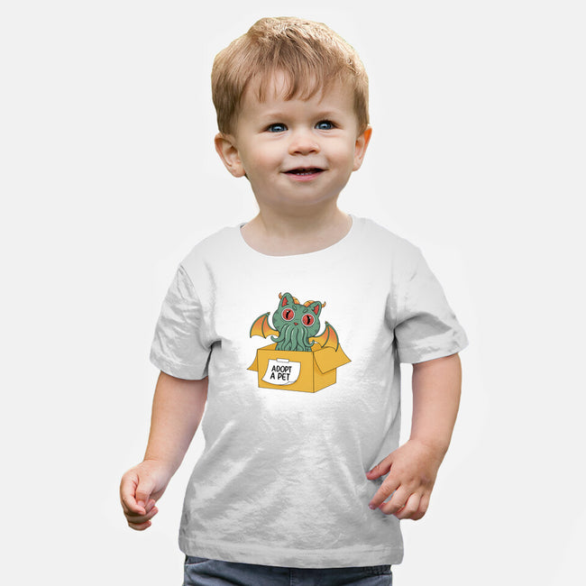 Adopt A Cathulhu-Baby-Basic-Tee-Tri haryadi