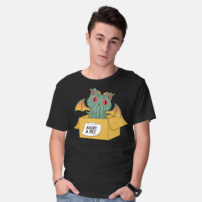 Adopt A Cathulhu-Mens-Basic-Tee-Tri haryadi