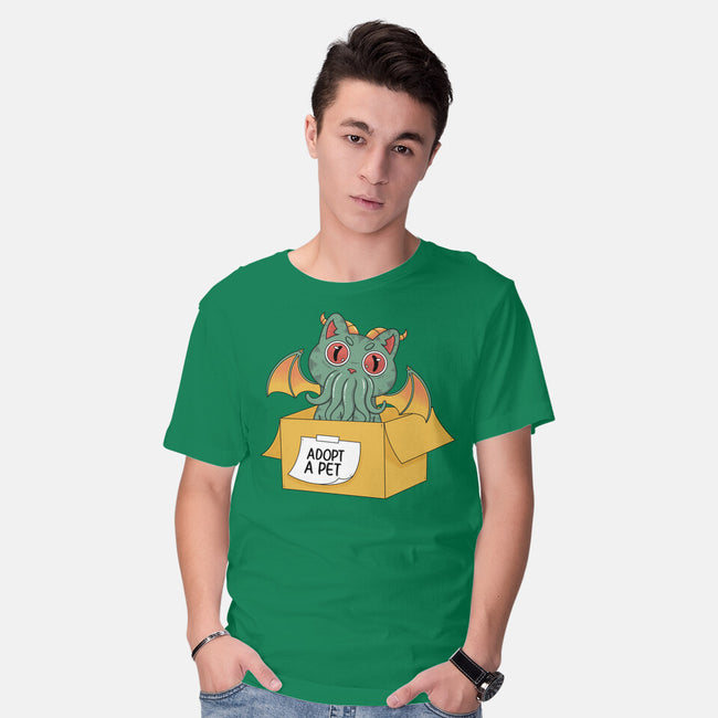 Adopt A Cathulhu-Mens-Basic-Tee-Tri haryadi