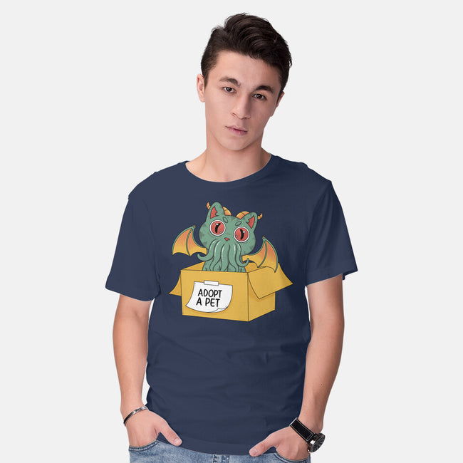Adopt A Cathulhu-Mens-Basic-Tee-Tri haryadi