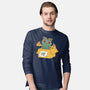 Adopt A Cathulhu-Mens-Long Sleeved-Tee-Tri haryadi