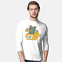Adopt A Cathulhu-Mens-Long Sleeved-Tee-Tri haryadi