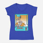 Choose Chaos-Womens-V-Neck-Tee-Tri haryadi