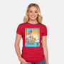 Choose Chaos-Womens-Fitted-Tee-Tri haryadi