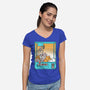 Choose Chaos-Womens-V-Neck-Tee-Tri haryadi