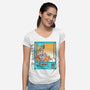 Choose Chaos-Womens-V-Neck-Tee-Tri haryadi