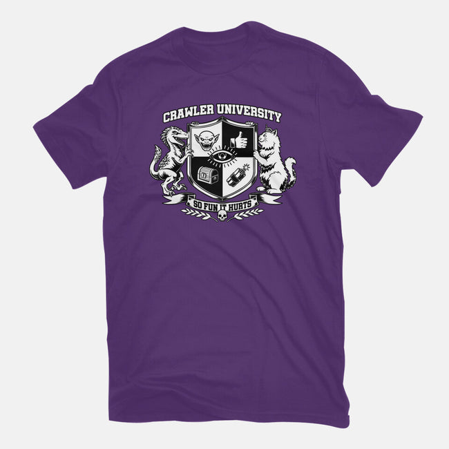 Dungeon Crawler University-Womens-Fitted-Tee-Studio Mootant