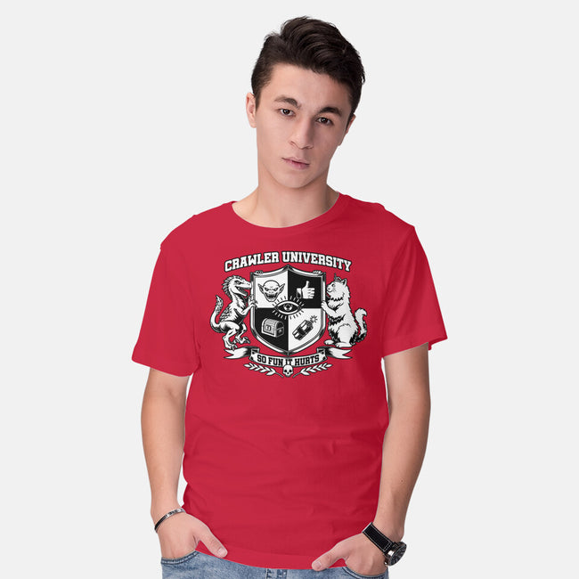 Dungeon Crawler University-Mens-Basic-Tee-Studio Mootant