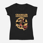 Dungeon Crawler Adventures-Womens-V-Neck-Tee-Studio Mootant