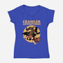 Dungeon Crawler Adventures-Womens-V-Neck-Tee-Studio Mootant