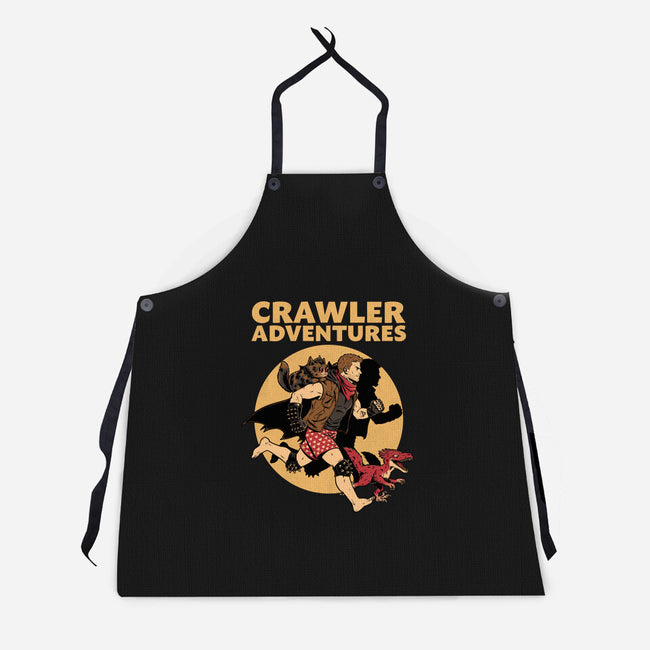 Dungeon Crawler Adventures-Unisex-Kitchen-Apron-Studio Mootant