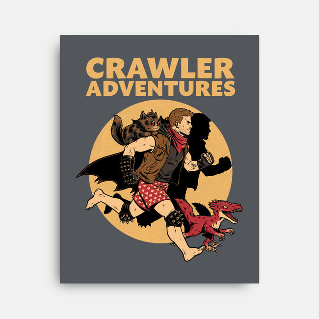Dungeon Crawler Adventures-None-Stretched-Canvas-Studio Mootant