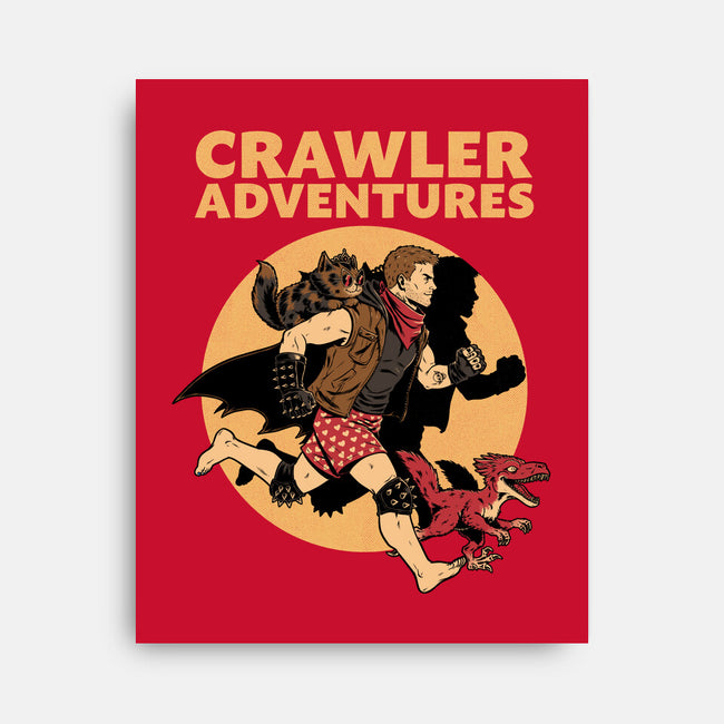 Dungeon Crawler Adventures-None-Stretched-Canvas-Studio Mootant