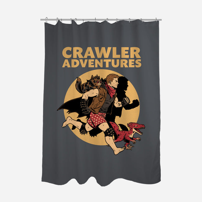 Dungeon Crawler Adventures-None-Polyester-Shower Curtain-Studio Mootant
