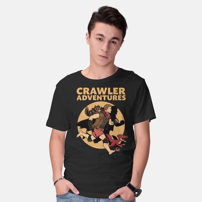 Dungeon Crawler Adventures-Mens-Basic-Tee-Studio Mootant