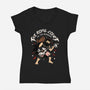 Dungeon Crawler Music Guitar-Womens-V-Neck-Tee-Studio Mootant