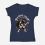 Dungeon Crawler Music Guitar-Womens-V-Neck-Tee-Studio Mootant