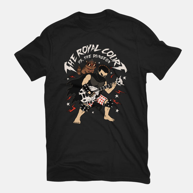 Dungeon Crawler Music Guitar-Womens-Basic-Tee-Studio Mootant