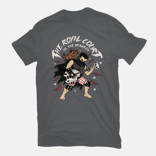 Dungeon Crawler Music Guitar-Womens-Basic-Tee-Studio Mootant
