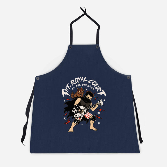 Dungeon Crawler Music Guitar-Unisex-Kitchen-Apron-Studio Mootant