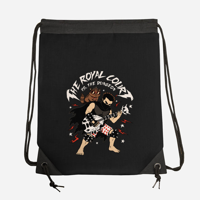 Dungeon Crawler Music Guitar-None-Drawstring-Bag-Studio Mootant