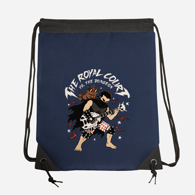 Dungeon Crawler Music Guitar-None-Drawstring-Bag-Studio Mootant