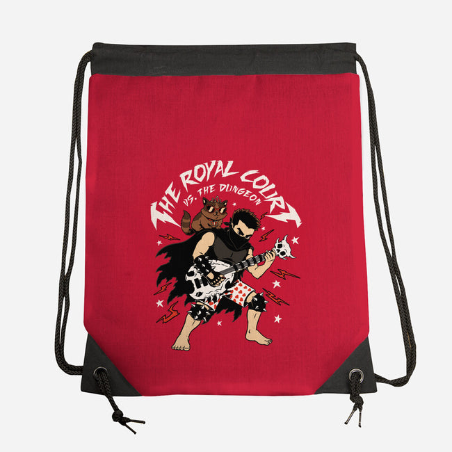 Dungeon Crawler Music Guitar-None-Drawstring-Bag-Studio Mootant