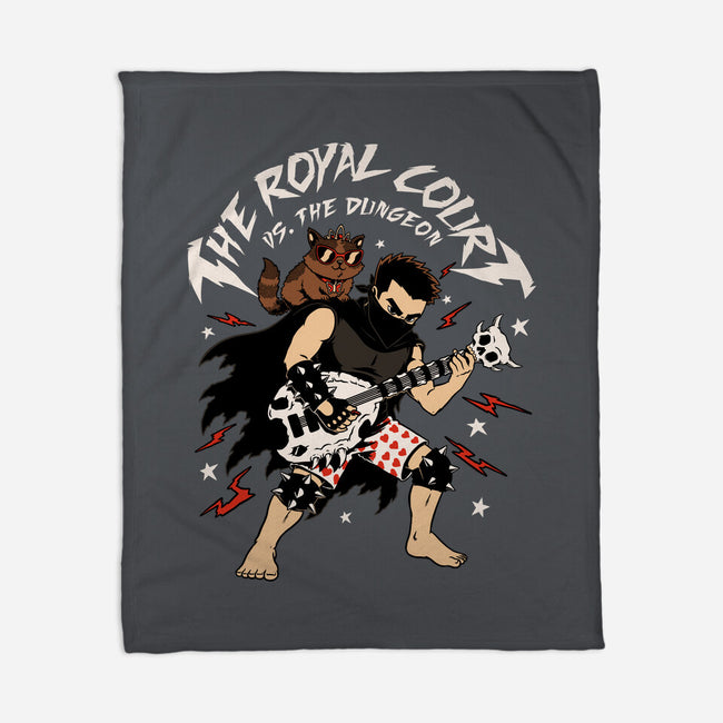 Dungeon Crawler Music Guitar-None-Fleece-Blanket-Studio Mootant
