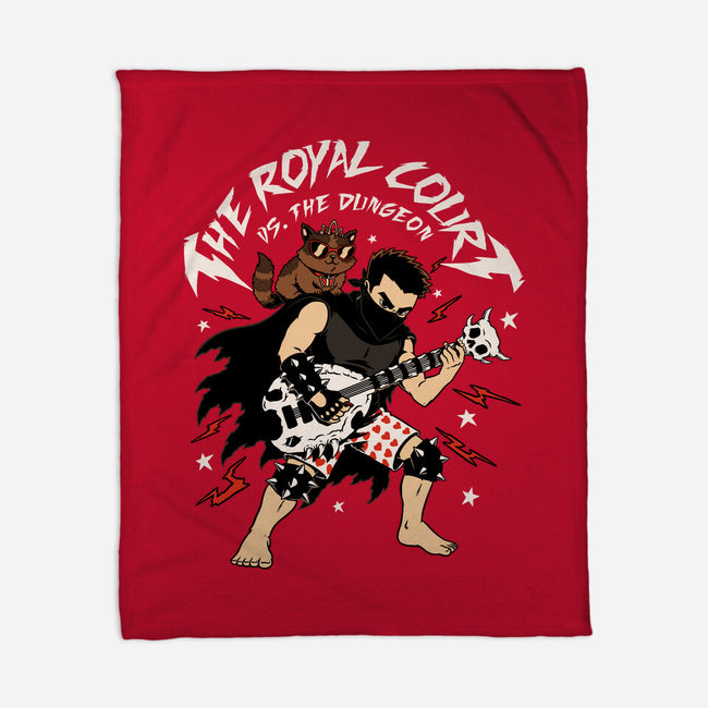 Dungeon Crawler Music Guitar-None-Fleece-Blanket-Studio Mootant