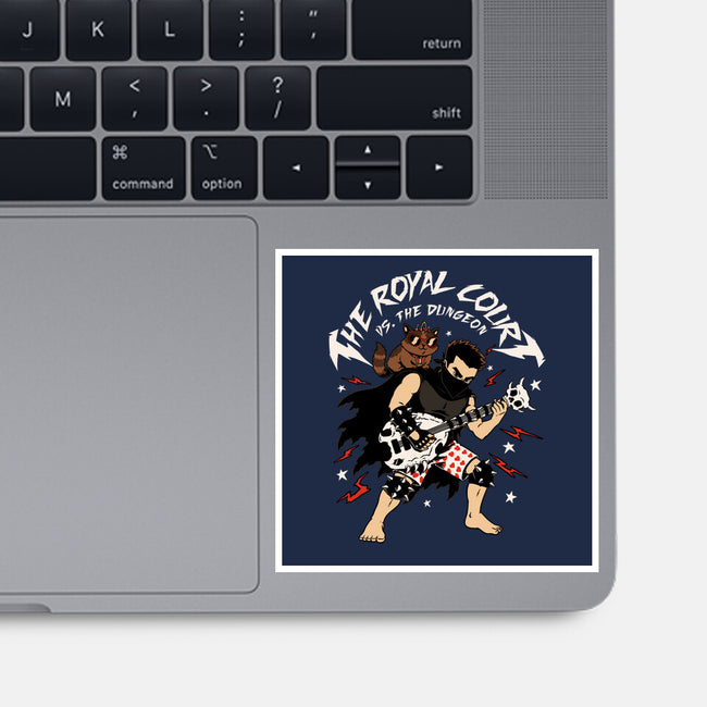 Dungeon Crawler Music Guitar-None-Glossy-Sticker-Studio Mootant