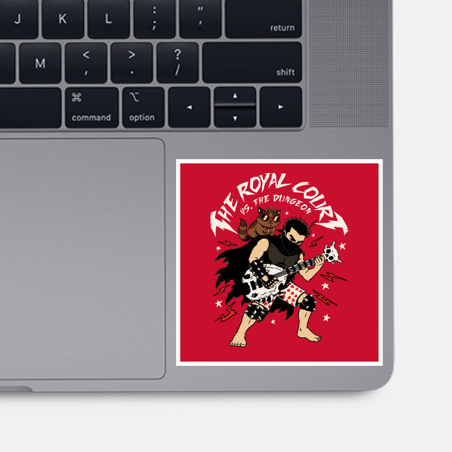 Dungeon Crawler Music Guitar-None-Glossy-Sticker-Studio Mootant