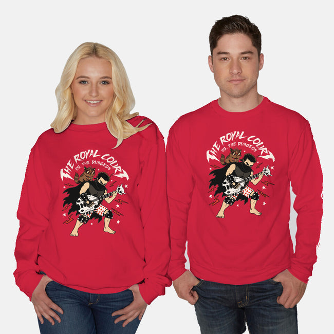 Dungeon Crawler Music Guitar-Unisex-Crew Neck-Sweatshirt-Studio Mootant
