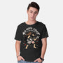 Dungeon Crawler Music Guitar-Mens-Basic-Tee-Studio Mootant