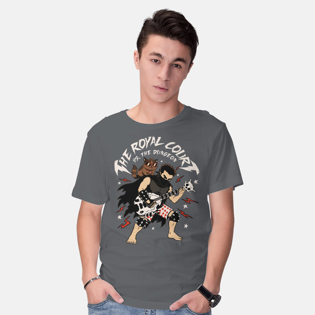 Dungeon Crawler Music Guitar-Mens-Basic-Tee-Studio Mootant