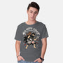 Dungeon Crawler Music Guitar-Mens-Basic-Tee-Studio Mootant