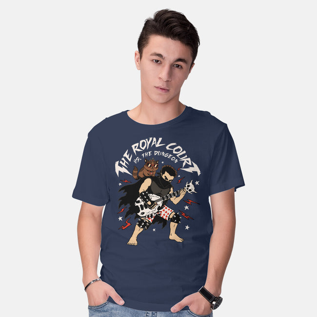 Dungeon Crawler Music Guitar-Mens-Basic-Tee-Studio Mootant