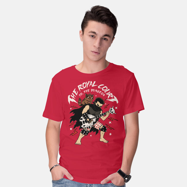 Dungeon Crawler Music Guitar-Mens-Basic-Tee-Studio Mootant