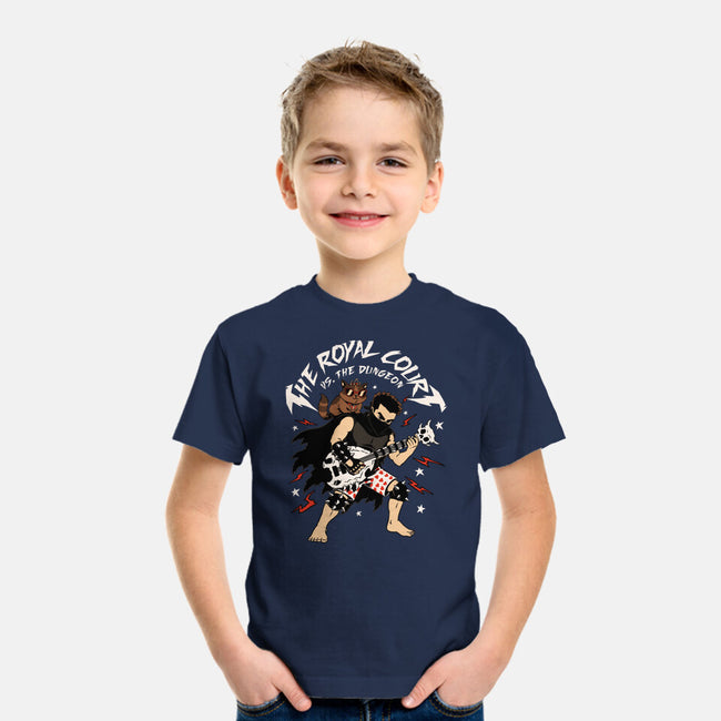 Dungeon Crawler Music Guitar-Youth-Basic-Tee-Studio Mootant