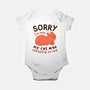My Cat Was Sleeping On Me-Baby-Basic-Onesie-brunopires