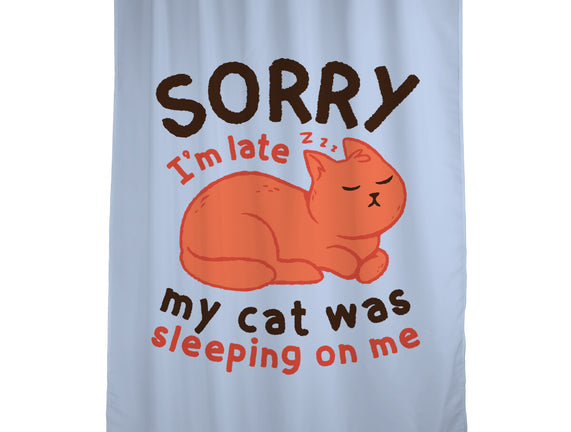 My Cat Was Sleeping On Me
