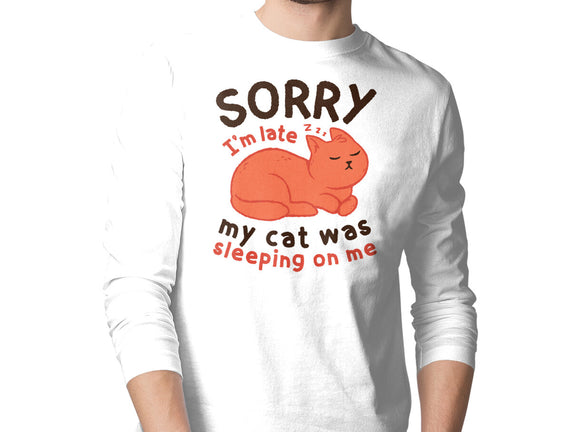 My Cat Was Sleeping On Me