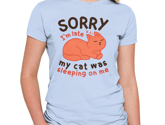 My Cat Was Sleeping On Me